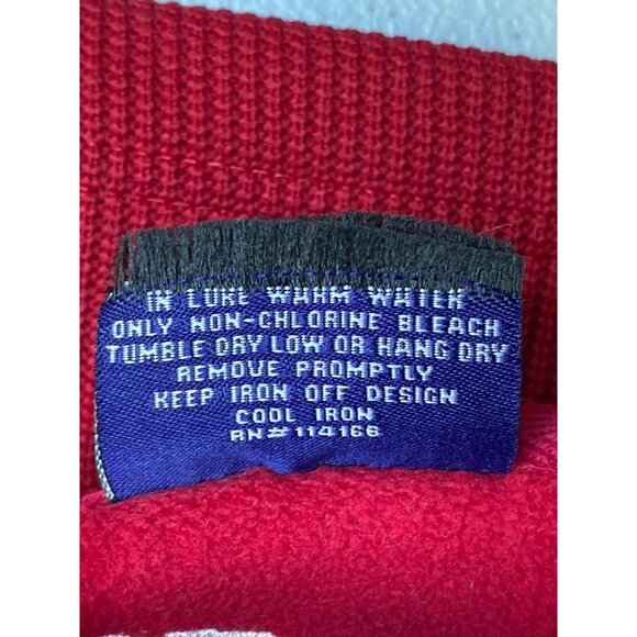 Campus Heritage Men's 1/4 Zip Pullover University of Wisconsin Badgers XL Red - Picture 6 of 6